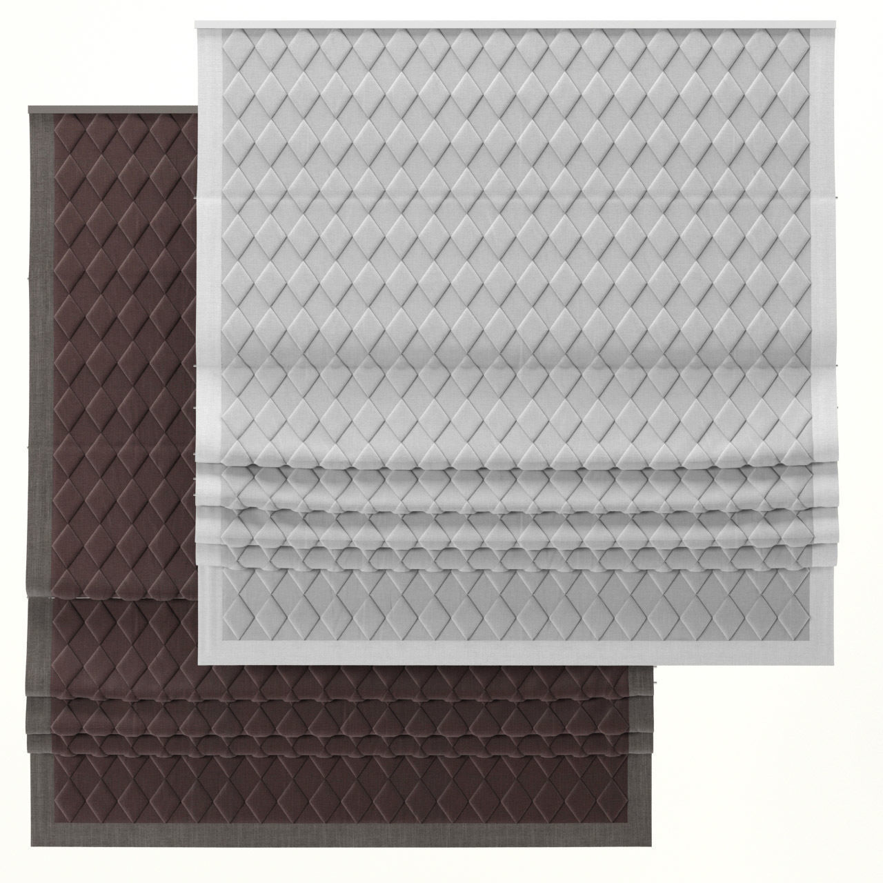 Roman shade r 3D model_2