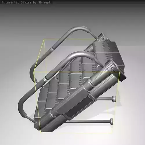 Futuristic Stairs - 5 - Basic Textures