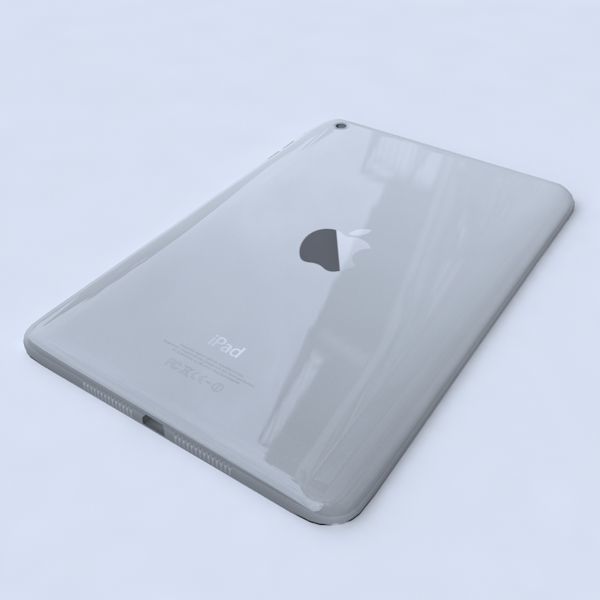 Apple ipad mini White 3D model_6