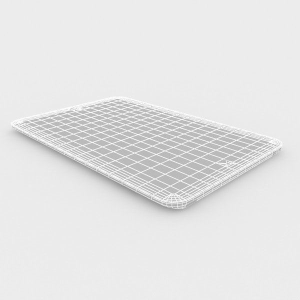 Apple ipad mini White 3D model_11