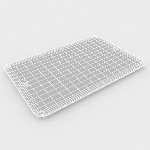 Apple ipad mini White 3D model_10