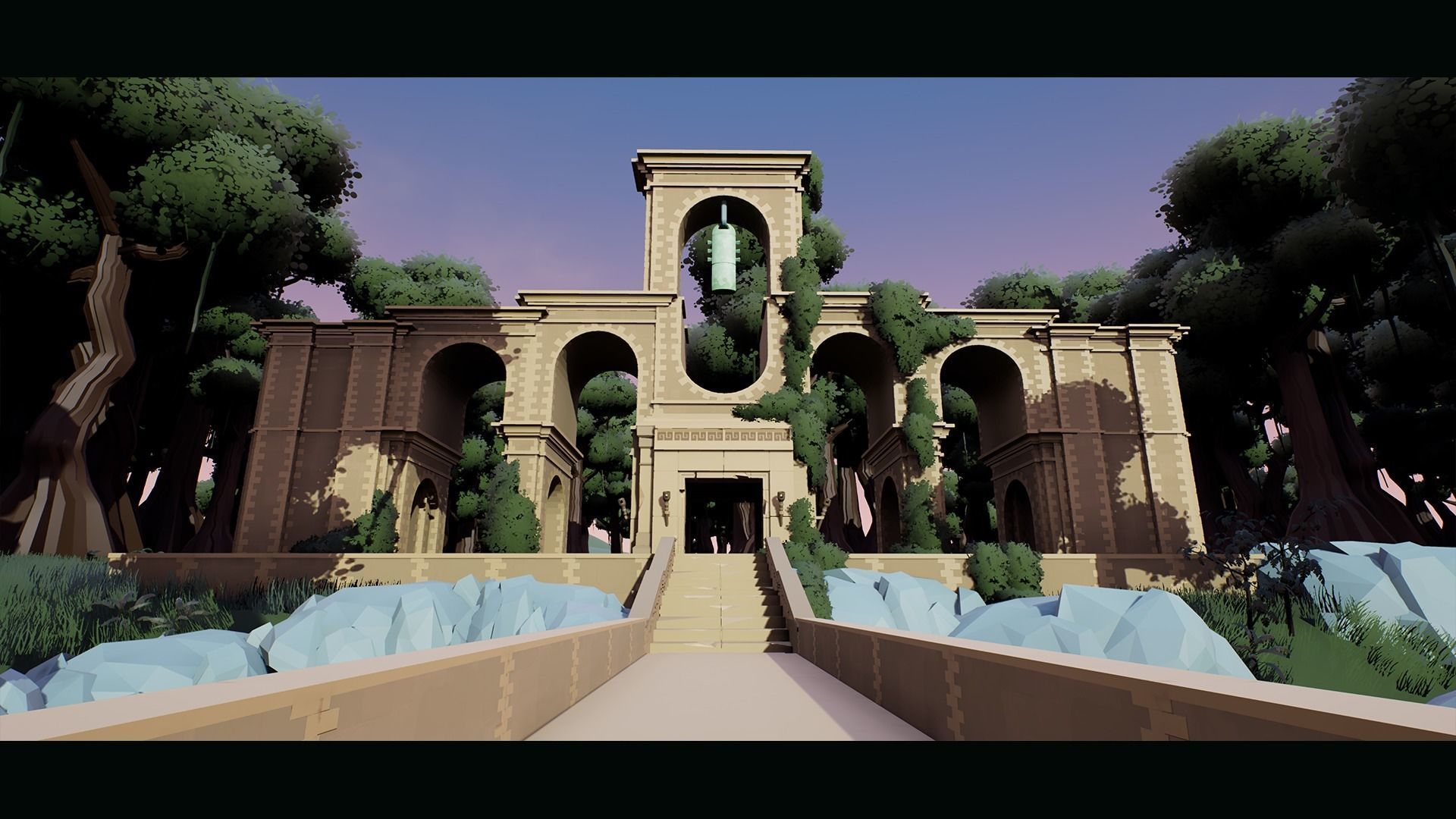 Aztec Temple - Low Poly Asset Pack Low-poly 3D model_11