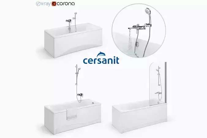 Set of baths Cersanit set 24 -Flavia -Intro -Lana