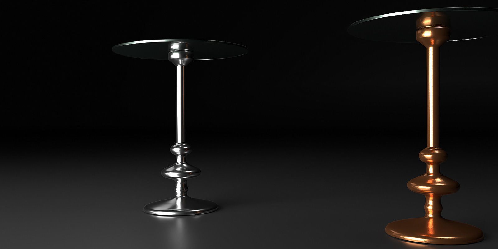 Tables collection two side 3D model_12