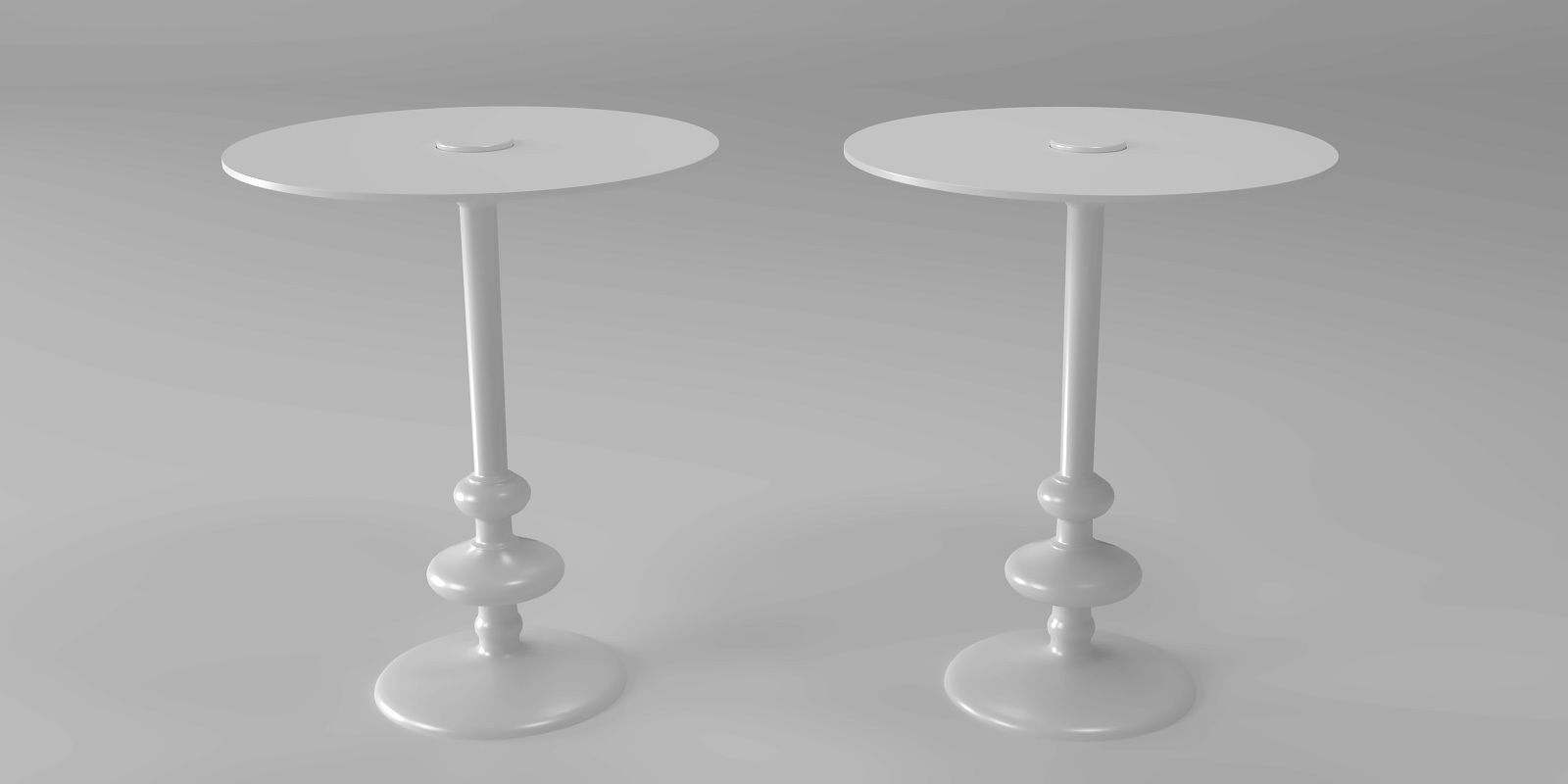 Tables collection two side 3D model_36