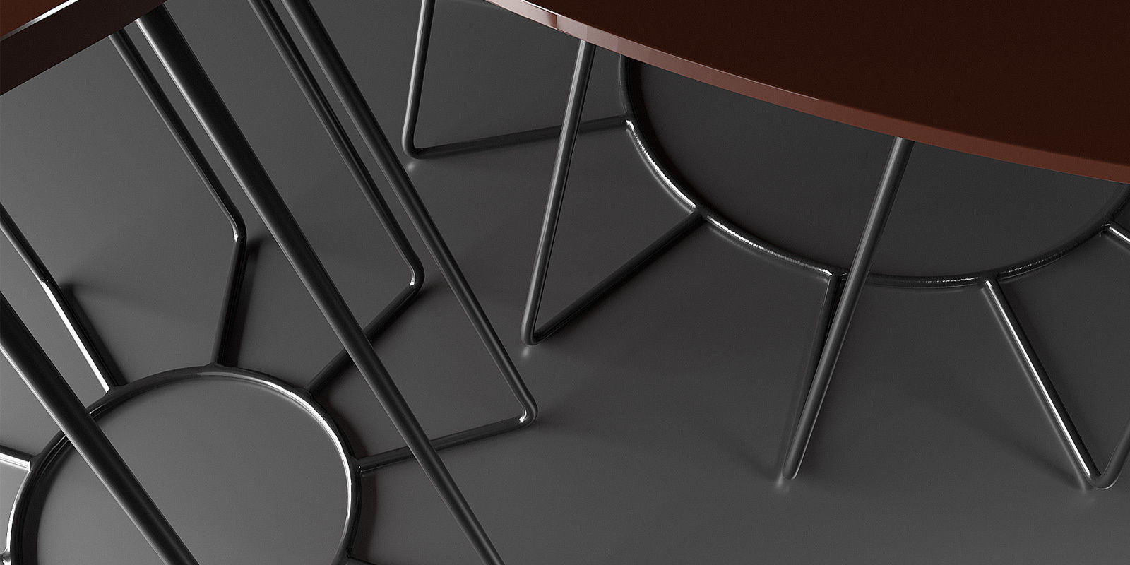 Tables collection two side 3D model_64