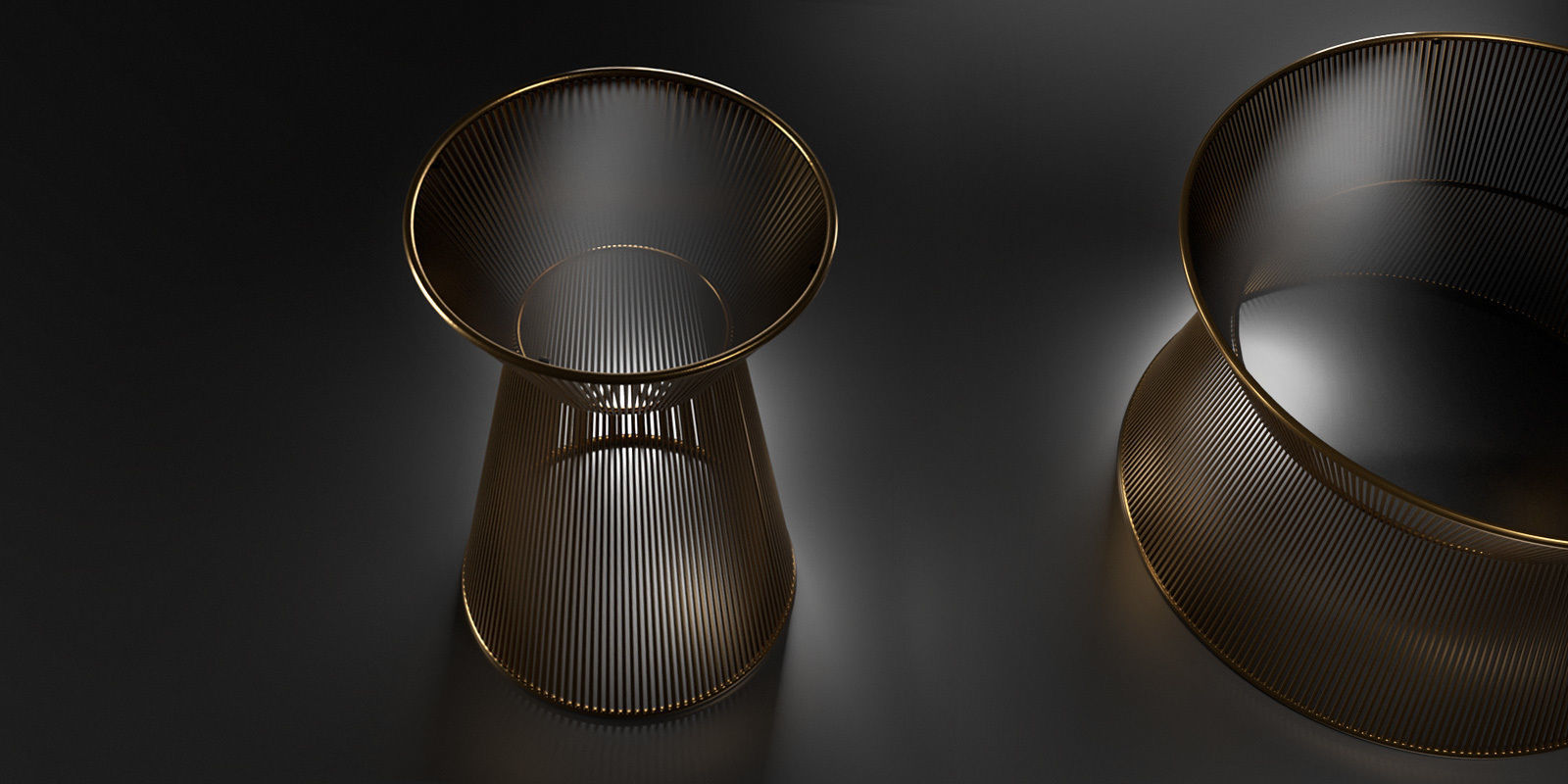 Tables collection two side 3D model_31