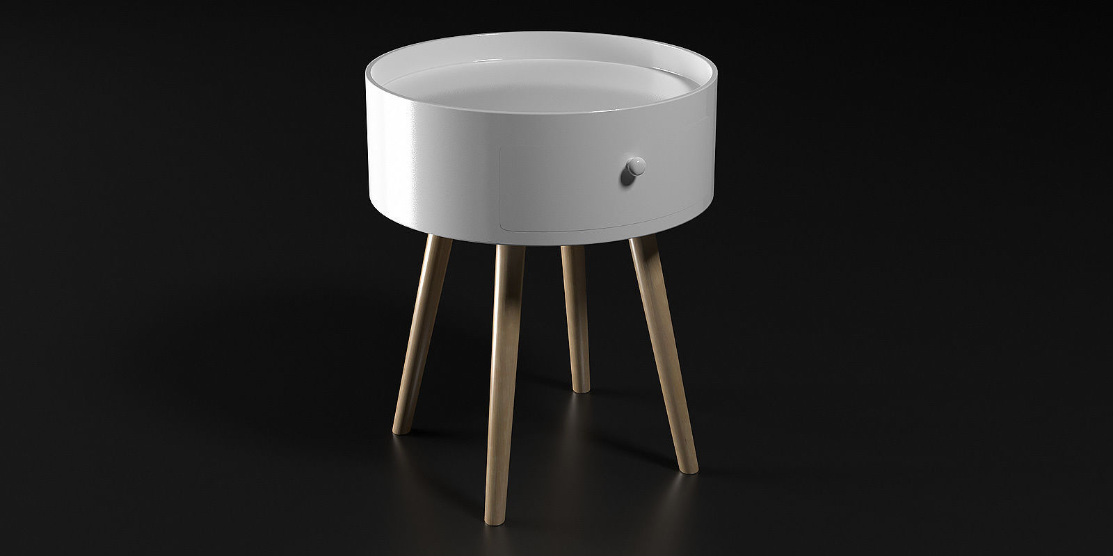 Tables collection two side 3D model_11