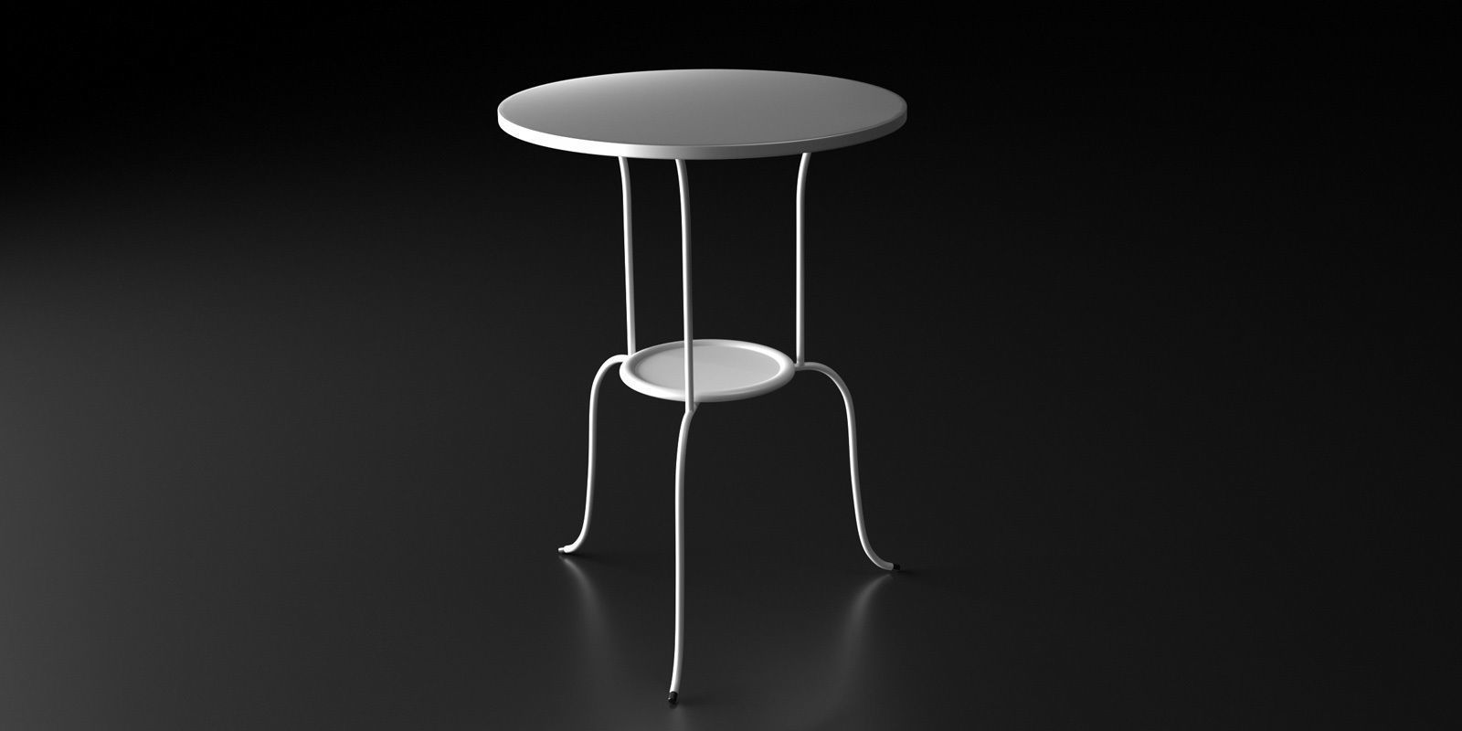 Tables collection two side 3D model_70