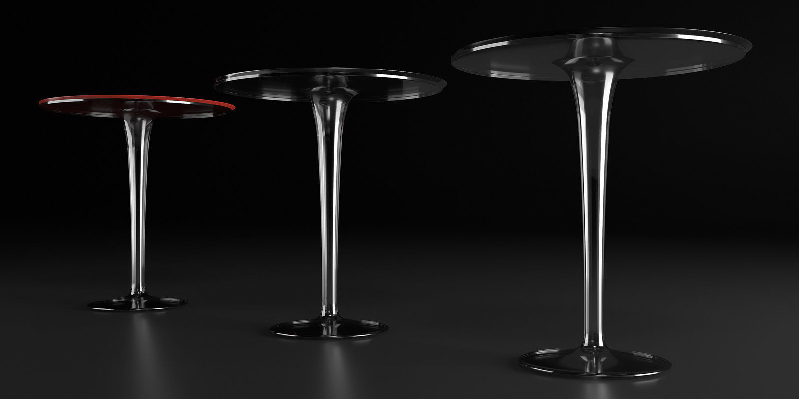 Tables collection two side 3D model_57