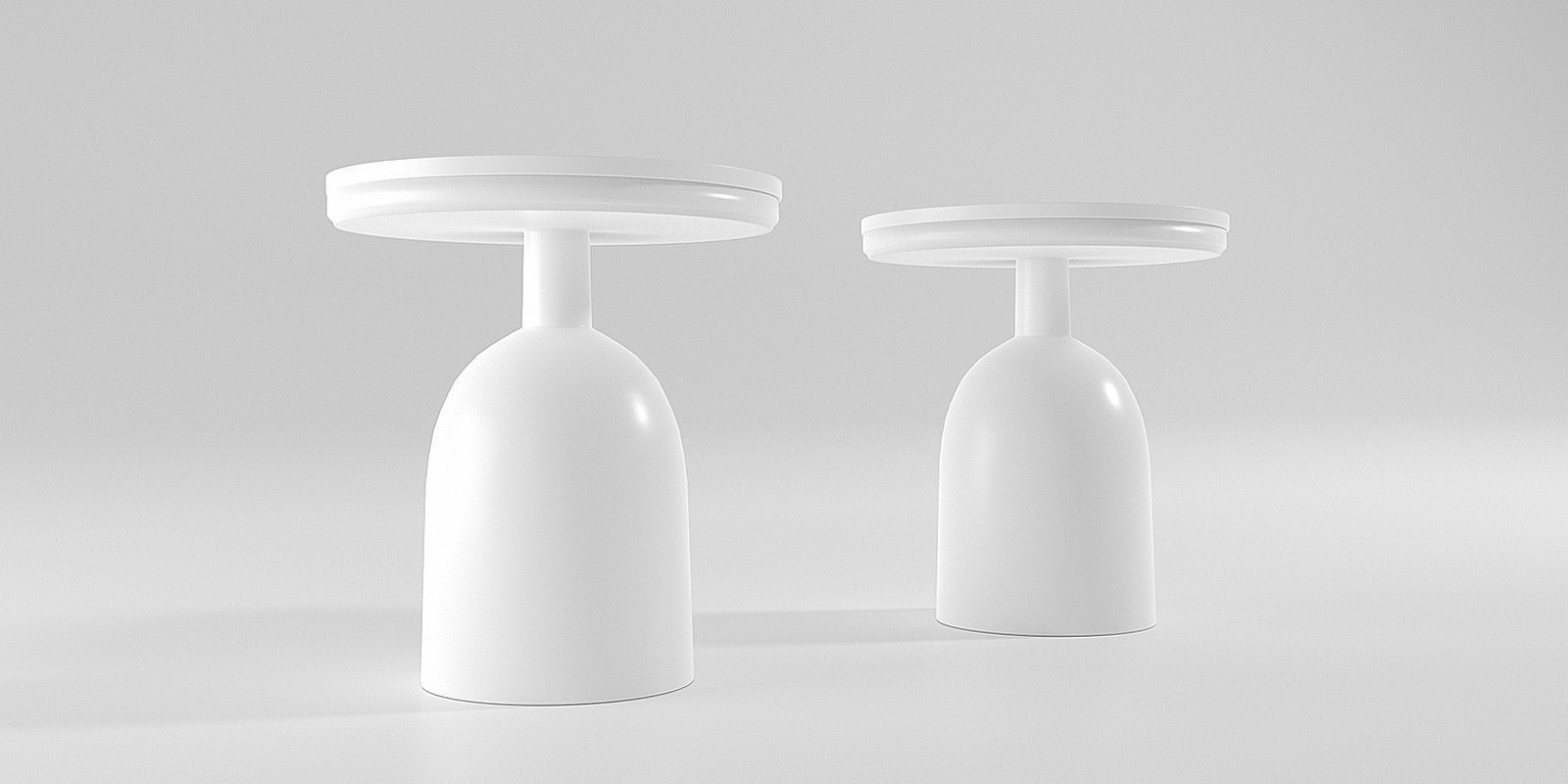 Tables collection two side 3D model_55