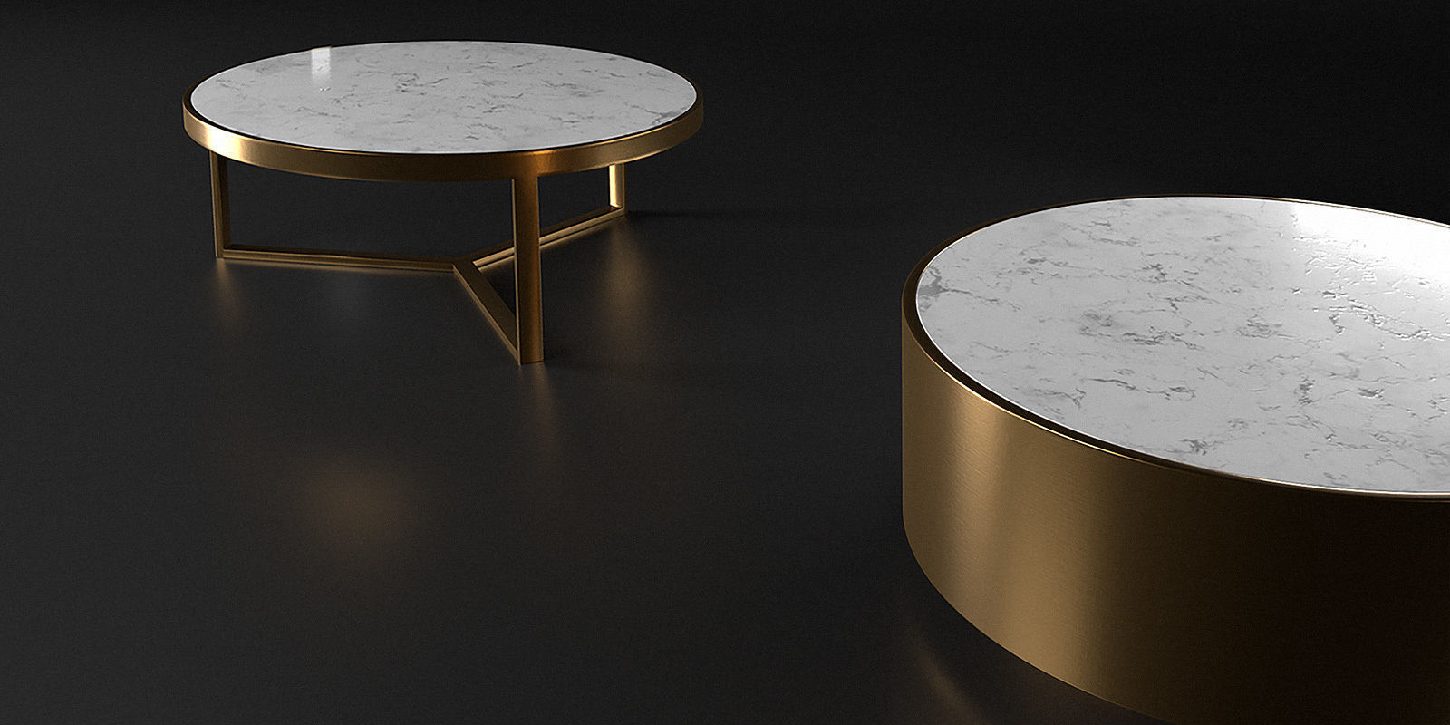 Tables collection two side 3D model_18