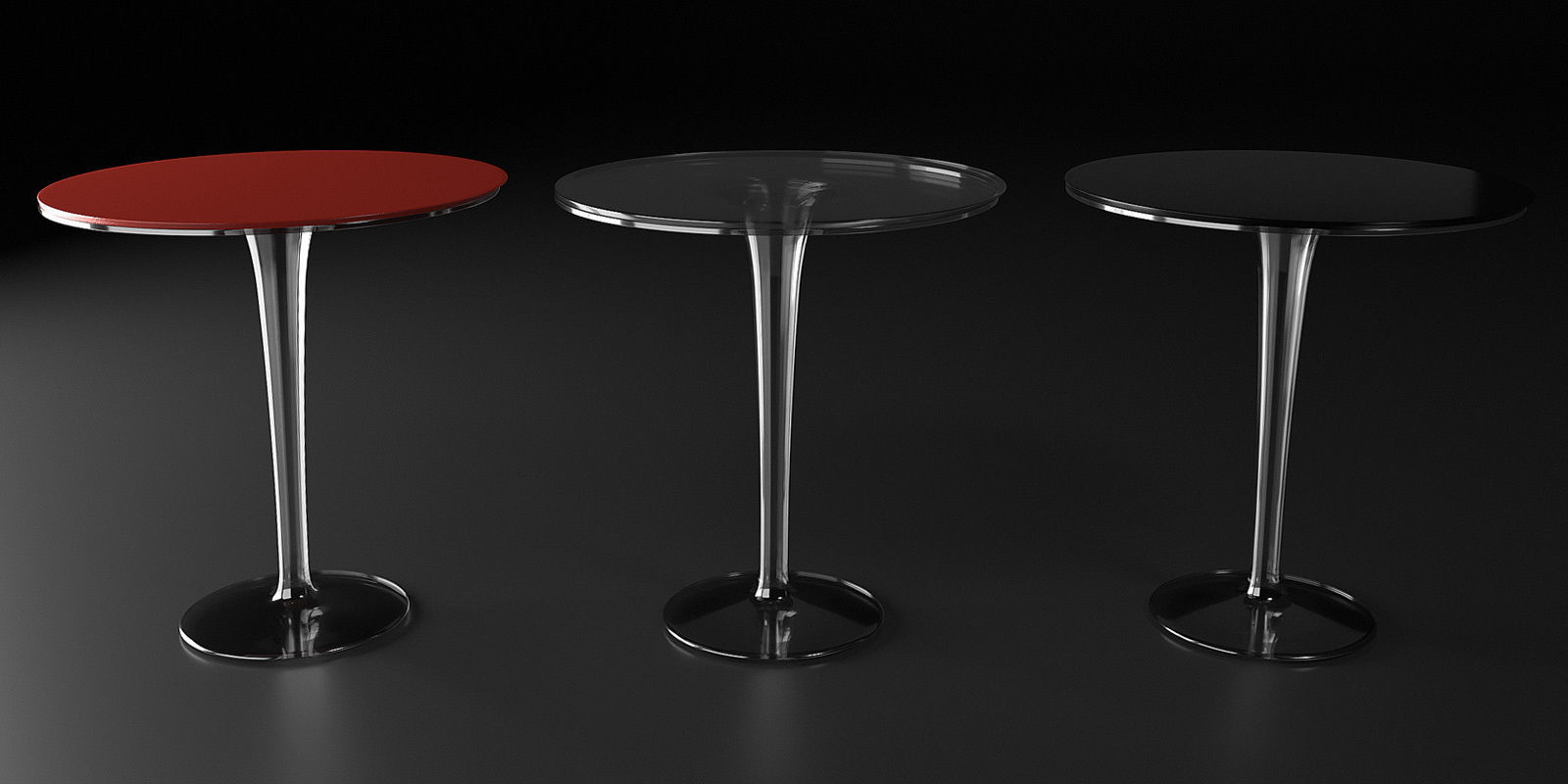 Tables collection two side 3D model_58