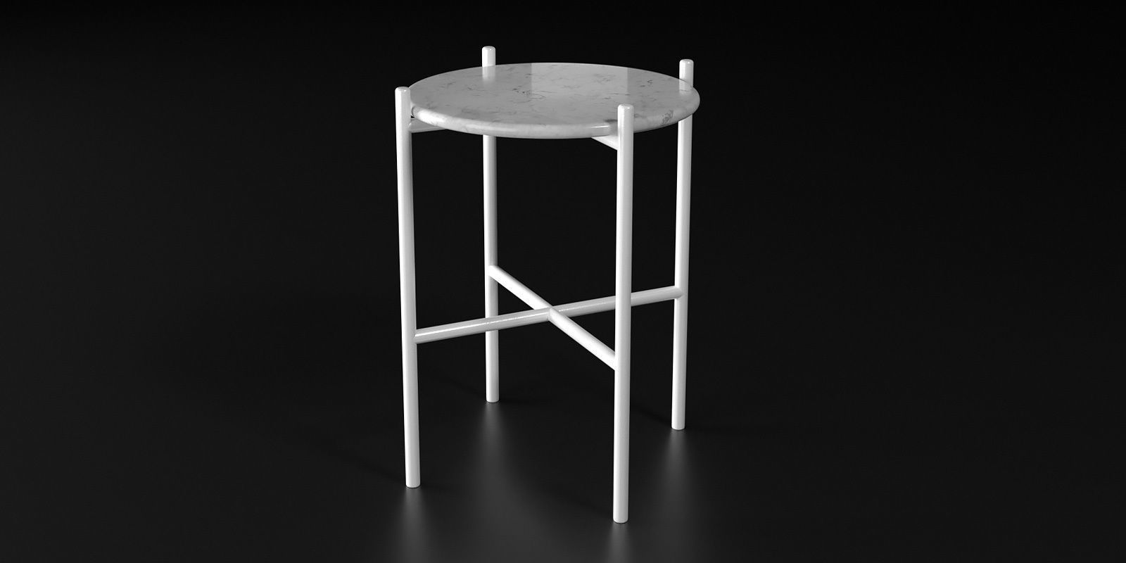 Tables collection two side 3D model_17