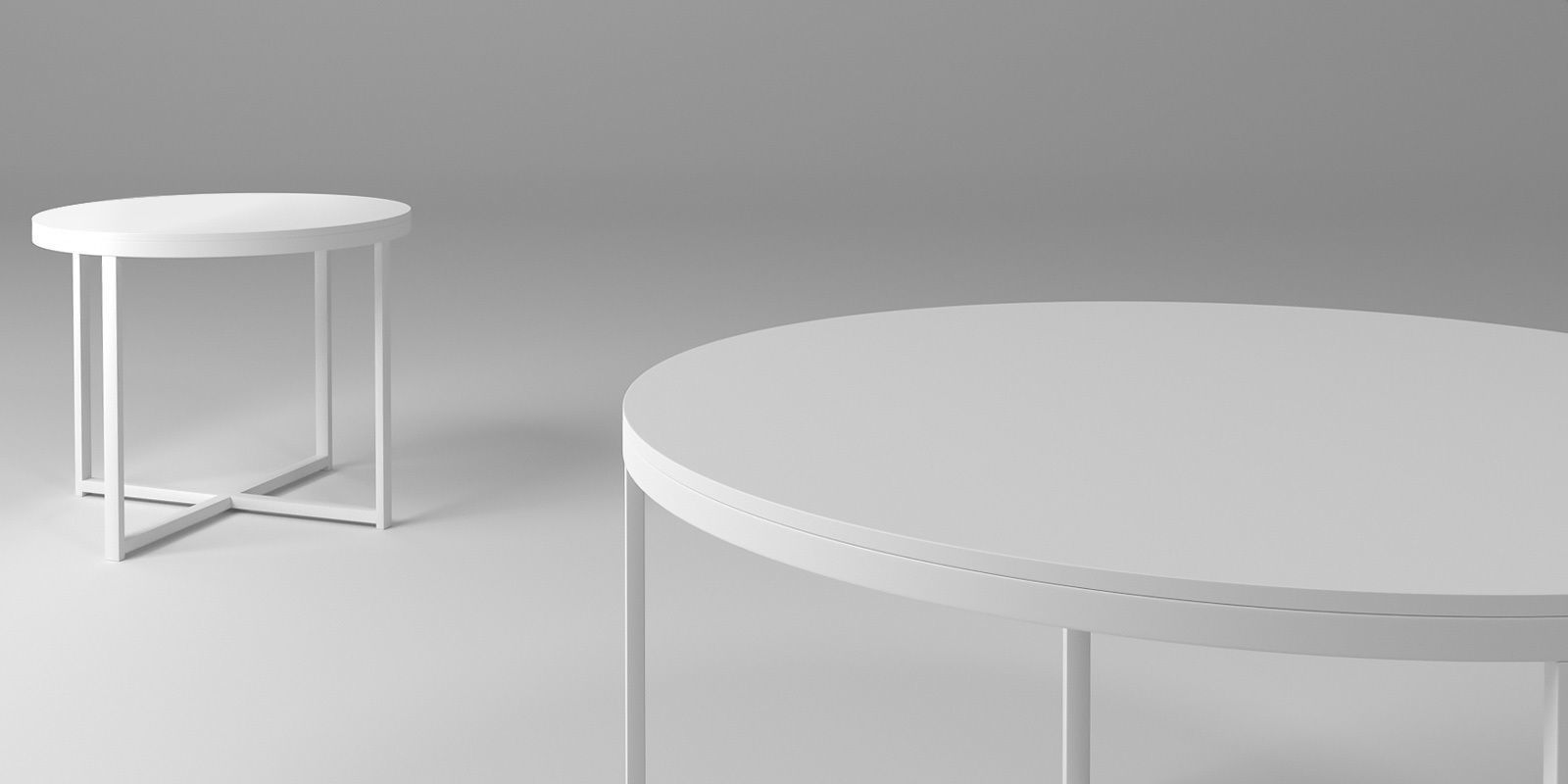 Tables collection two side 3D model_28