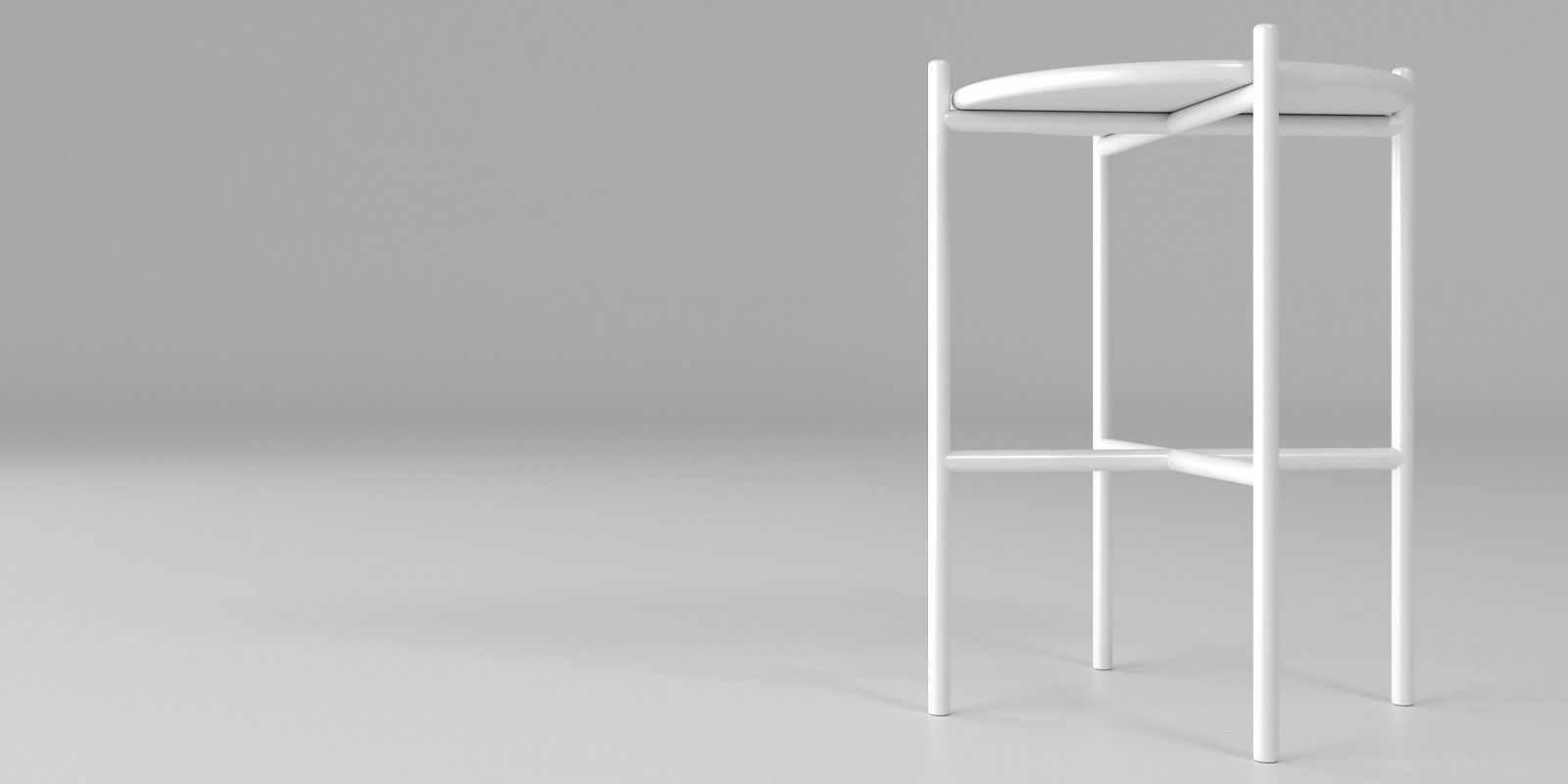 Tables collection two side 3D model_46