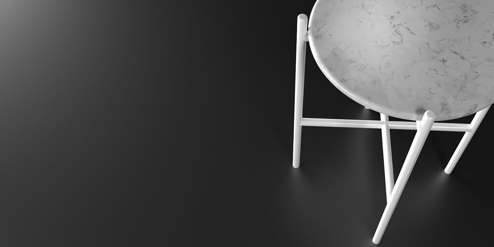 Tables collection two side 3D model_44