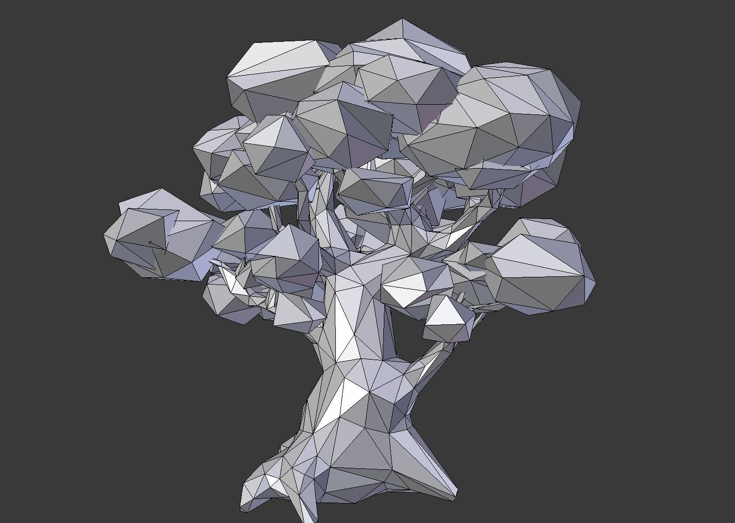 Low Poly Tree Big Free low-poly 3D model_11