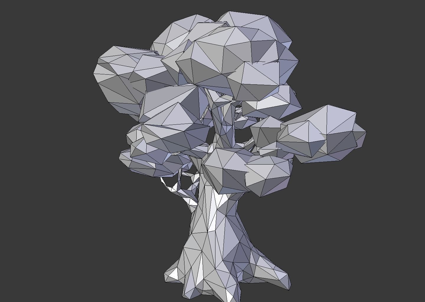 Low Poly Tree Big Free low-poly 3D model_14
