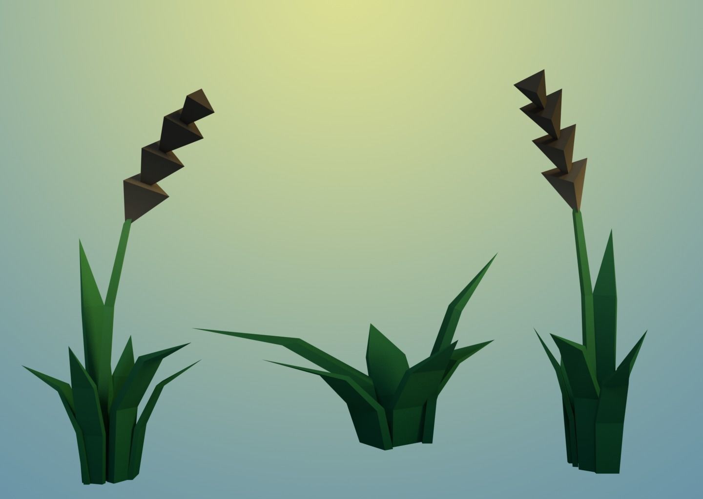 Low Poly Tree Big Free low-poly 3D model_5