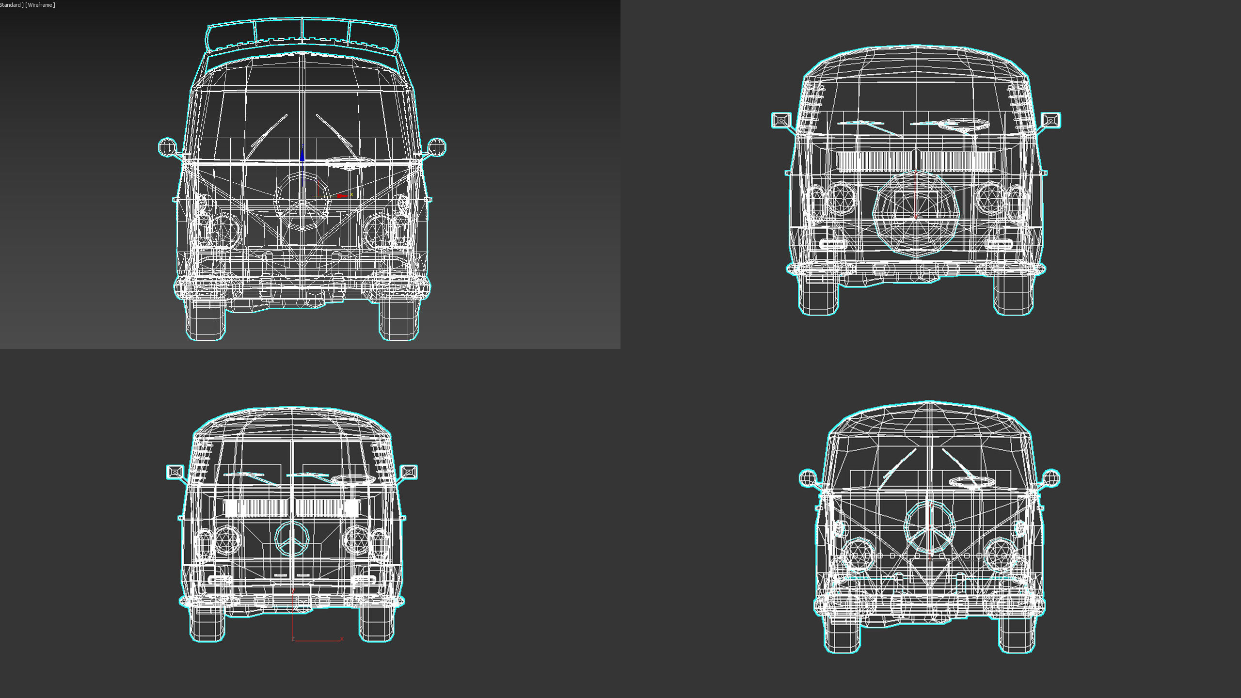 Low-Poly Cartoon Camper Pack 3D Model Collection_14