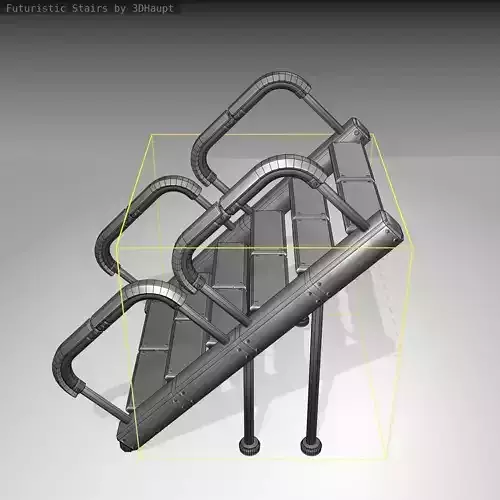 Futuristic Stairs - 28 - Basic Textures