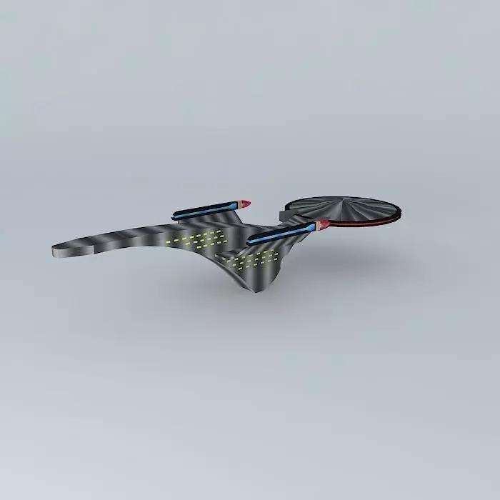 The USS Vanguard NX01 Starship Free 3D model