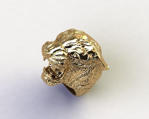Tiger Ring 3D print model