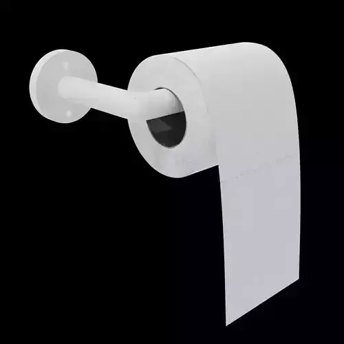 Toilet paper roll 3D model