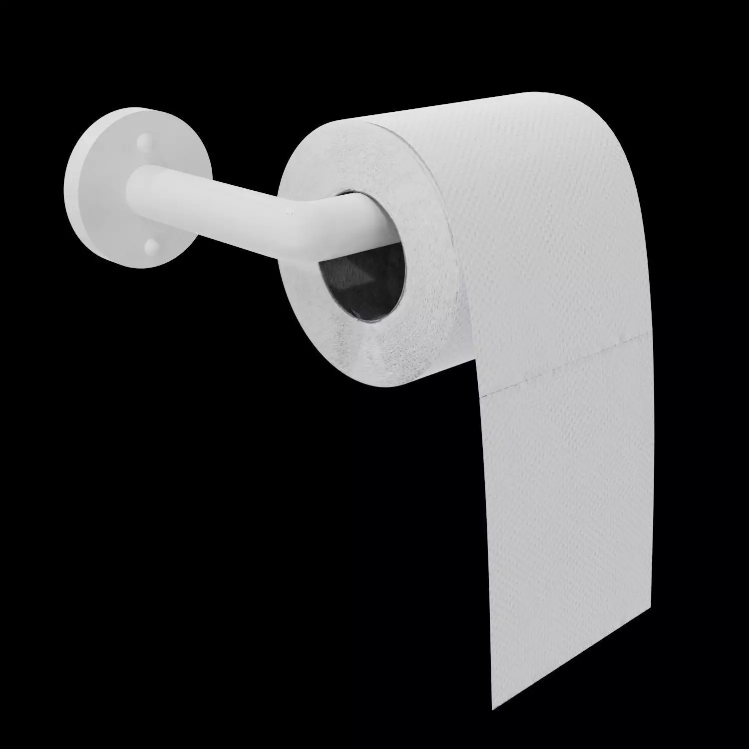 Toilet paper roll 3D model