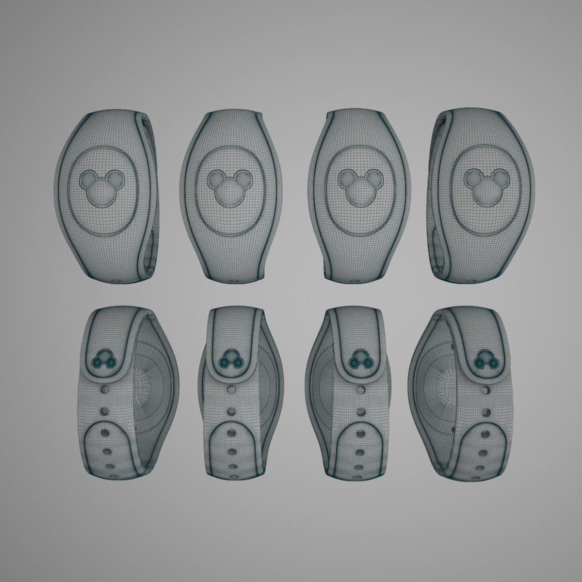 Disney magic band 2 3D model_5