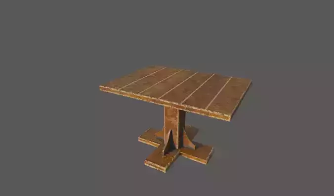 SQUARE WOODEN TABLE