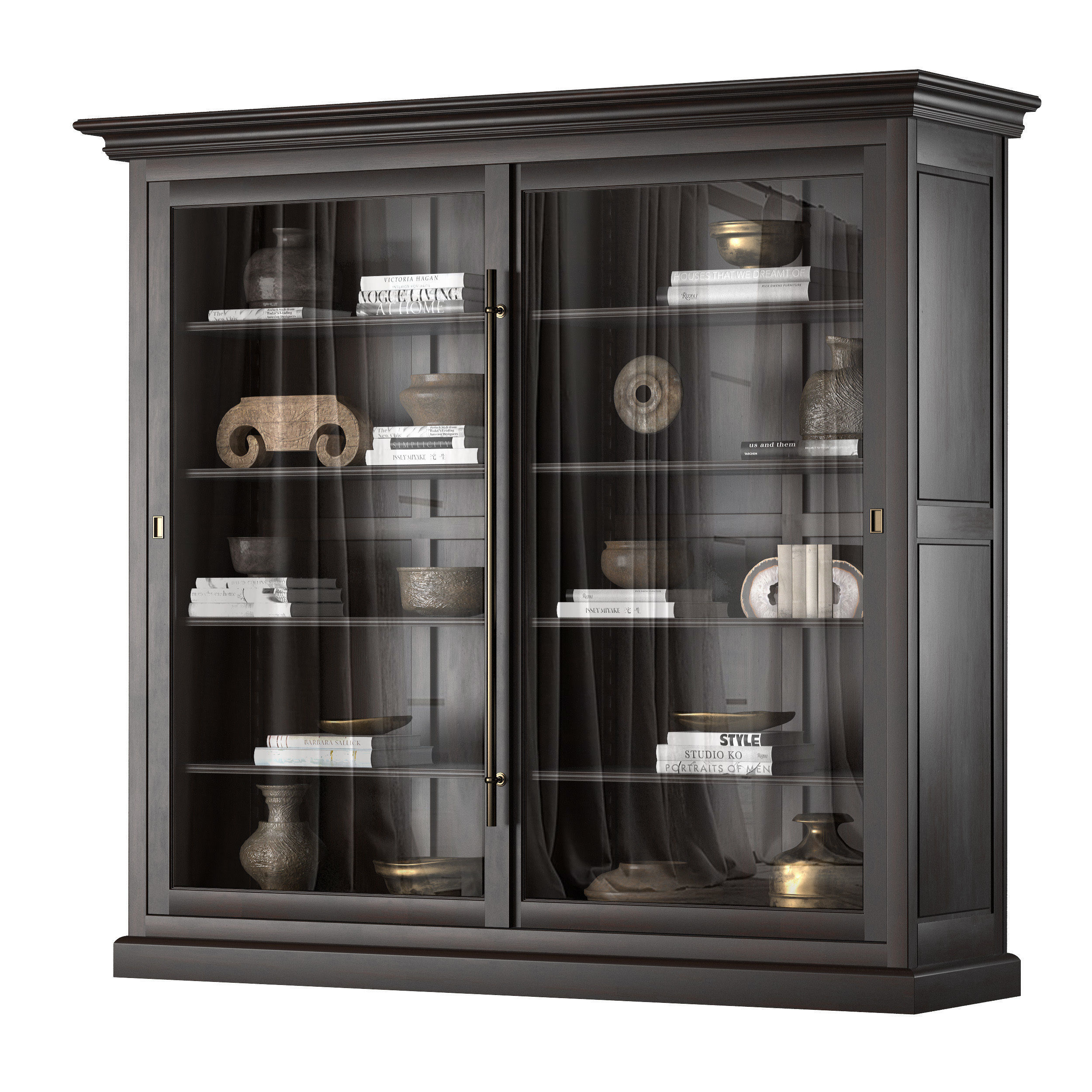 Double Vitrine 3D model_1