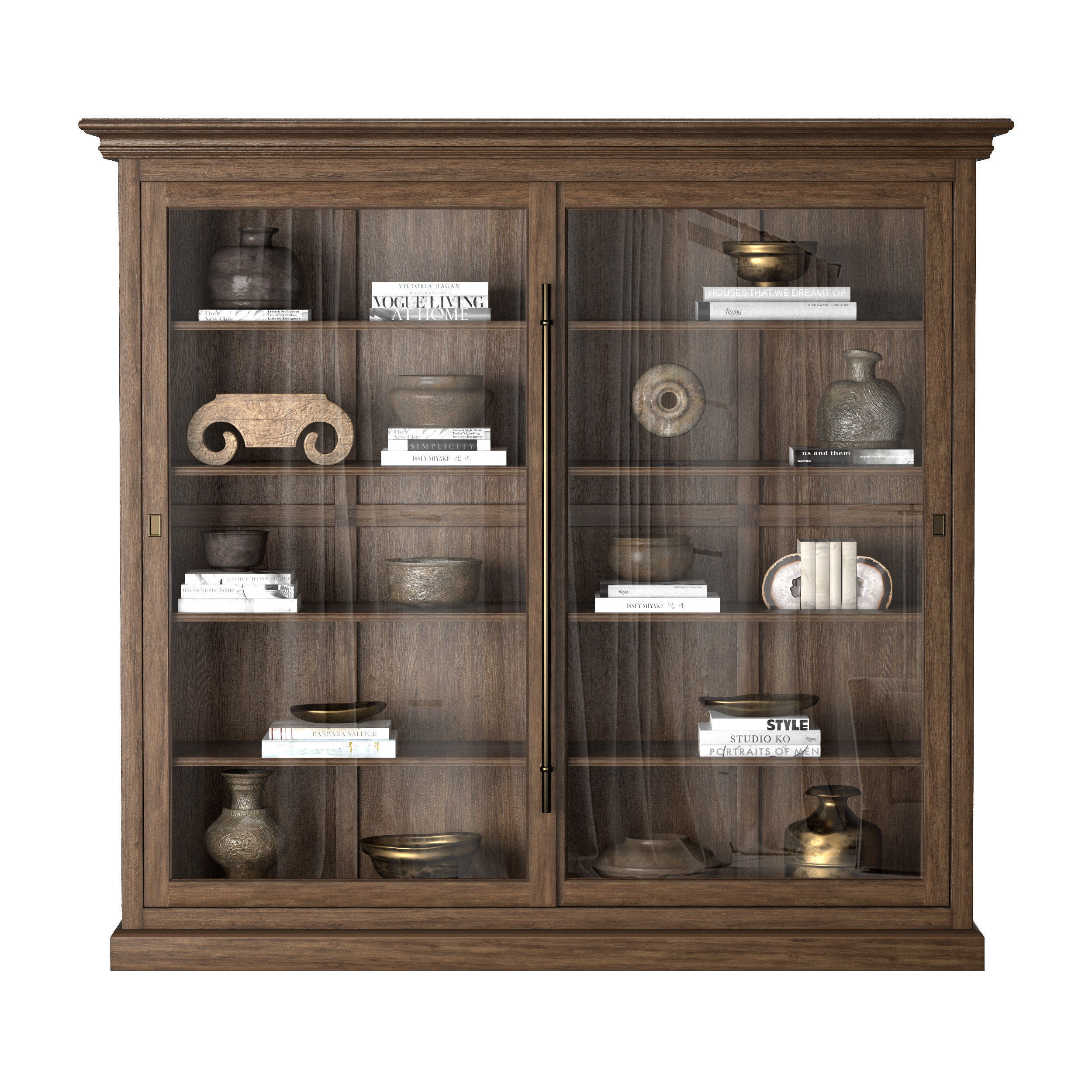 Double Vitrine 3D model_4
