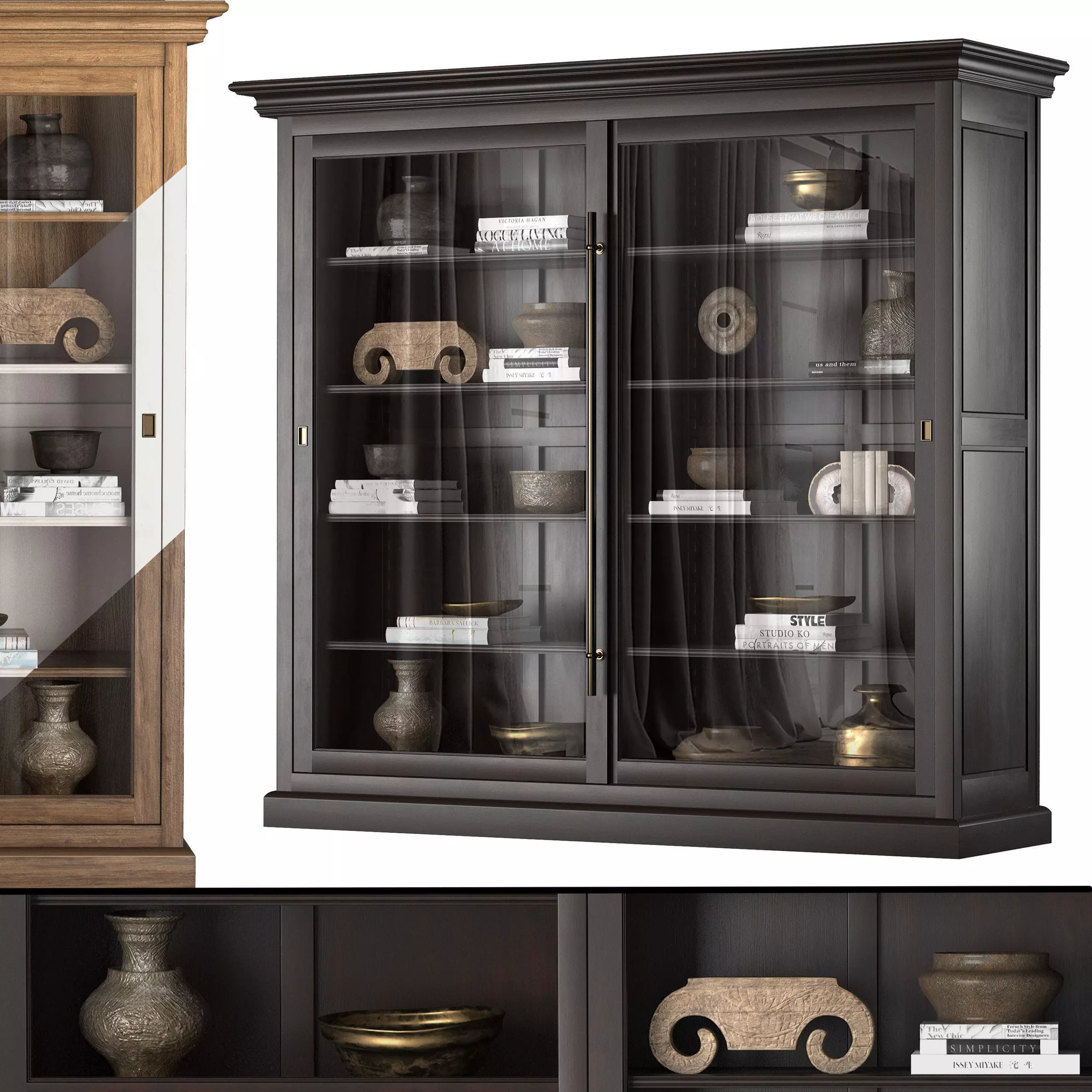 Double Vitrine 3D model_0