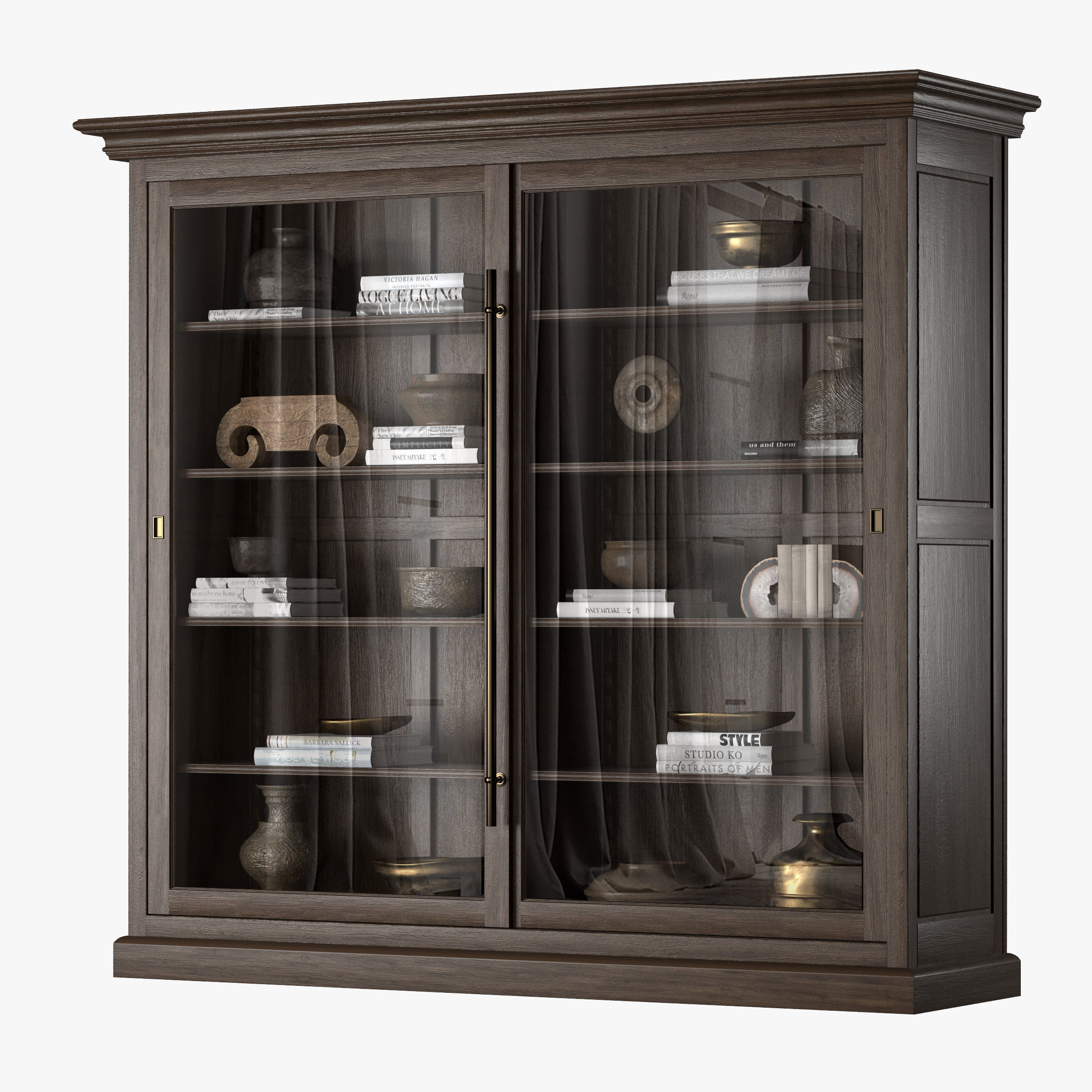 Double Vitrine 3D model_7