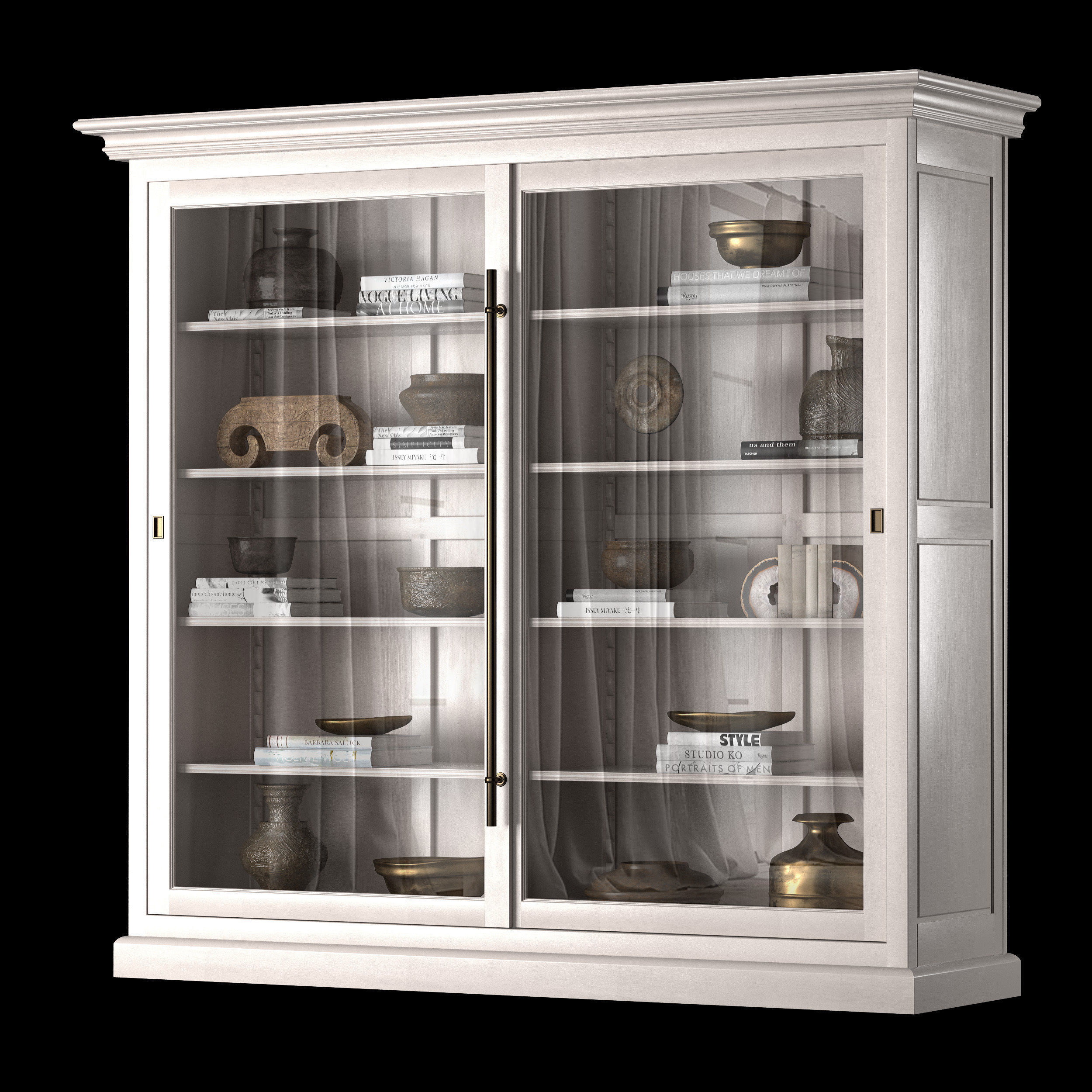 Double Vitrine 3D model_3