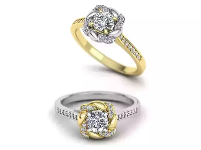 Paradise design Halo ring Own design  N10309 3D print model