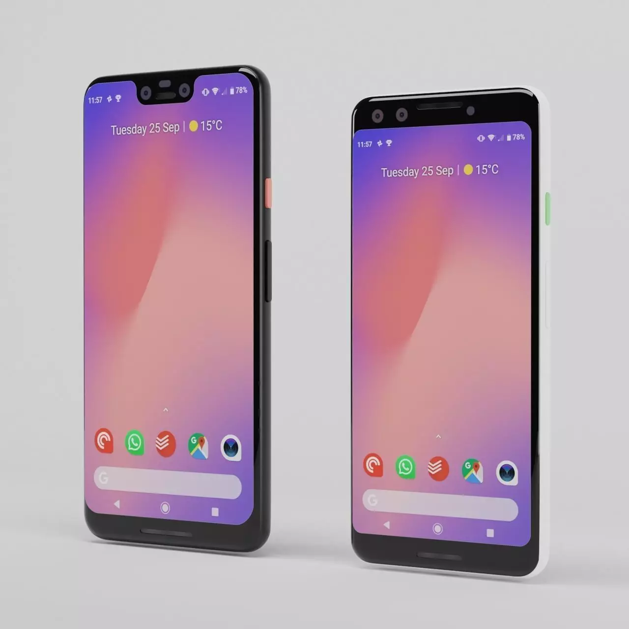 Google Pixel 3 and Pixel 3 XL 3D model_0