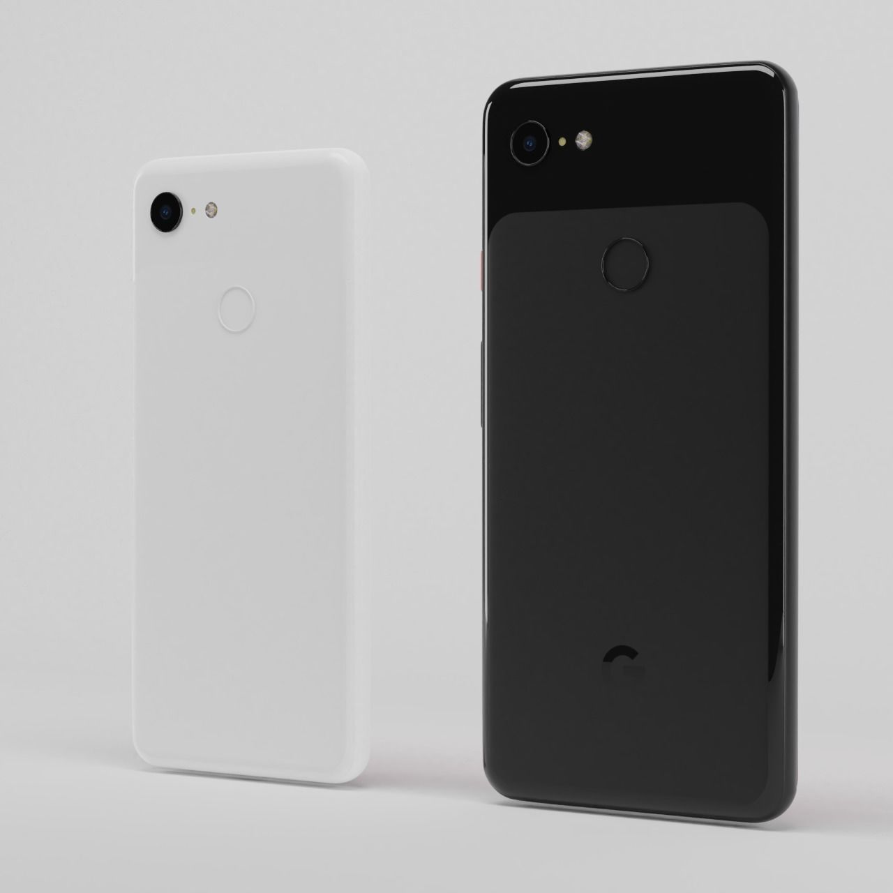 Google Pixel 3 and Pixel 3 XL 3D model_1
