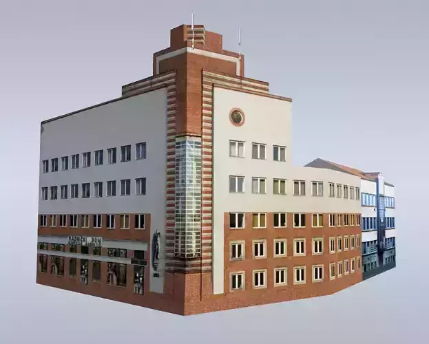 Modernist Beauty Low-poly 3D model