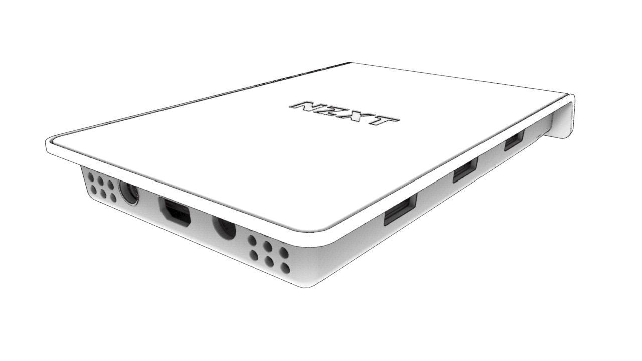 NZXT Grid Plus V3 Fan Controller 3D model_2