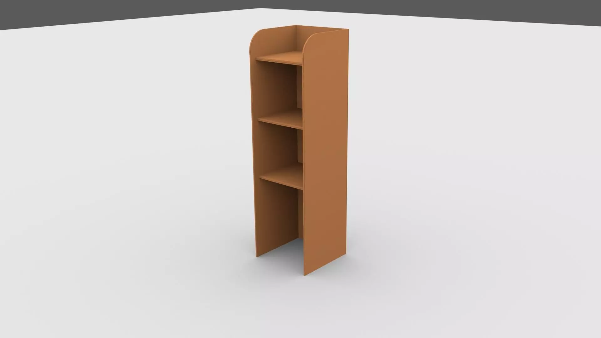 Office Storage Shelf Free low-poly 3D model