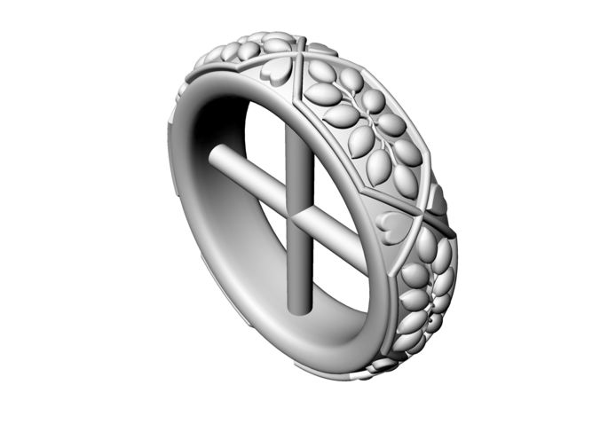 An 53 cross ring 3D print model