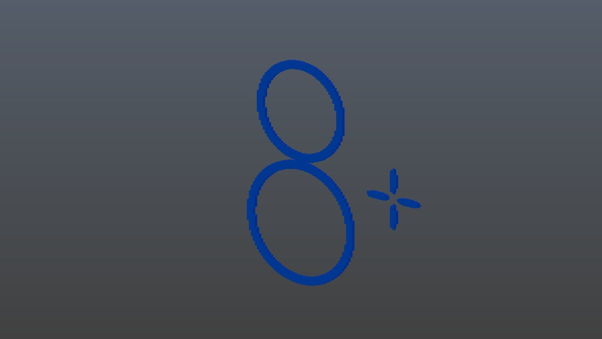 Eight plus voxel 3D model_8