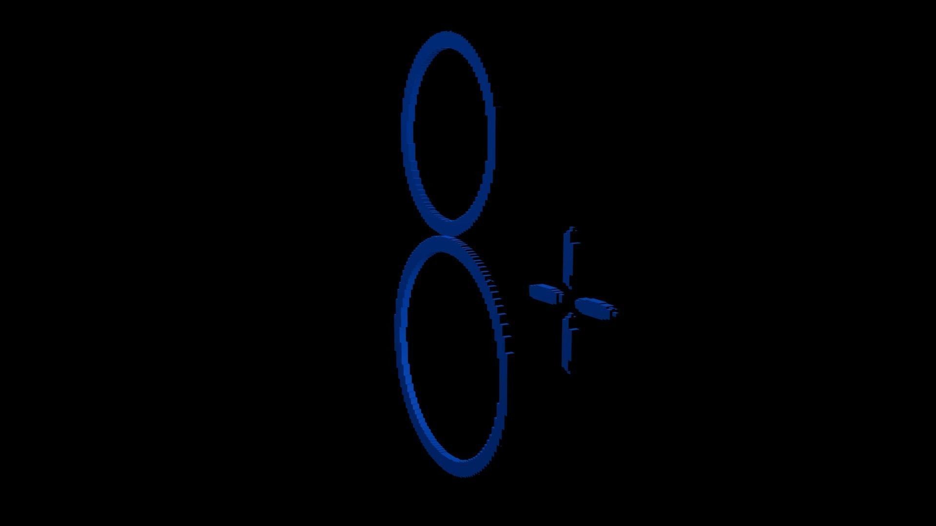 Eight plus voxel 3D model_5