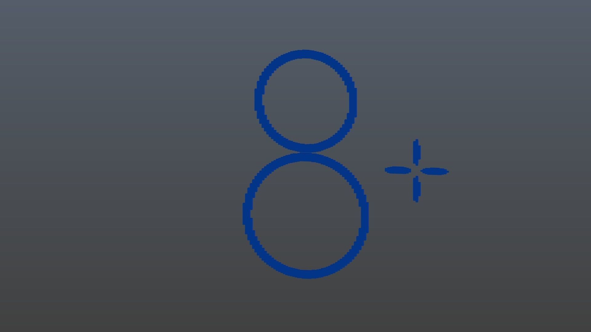 Eight plus voxel 3D model_7