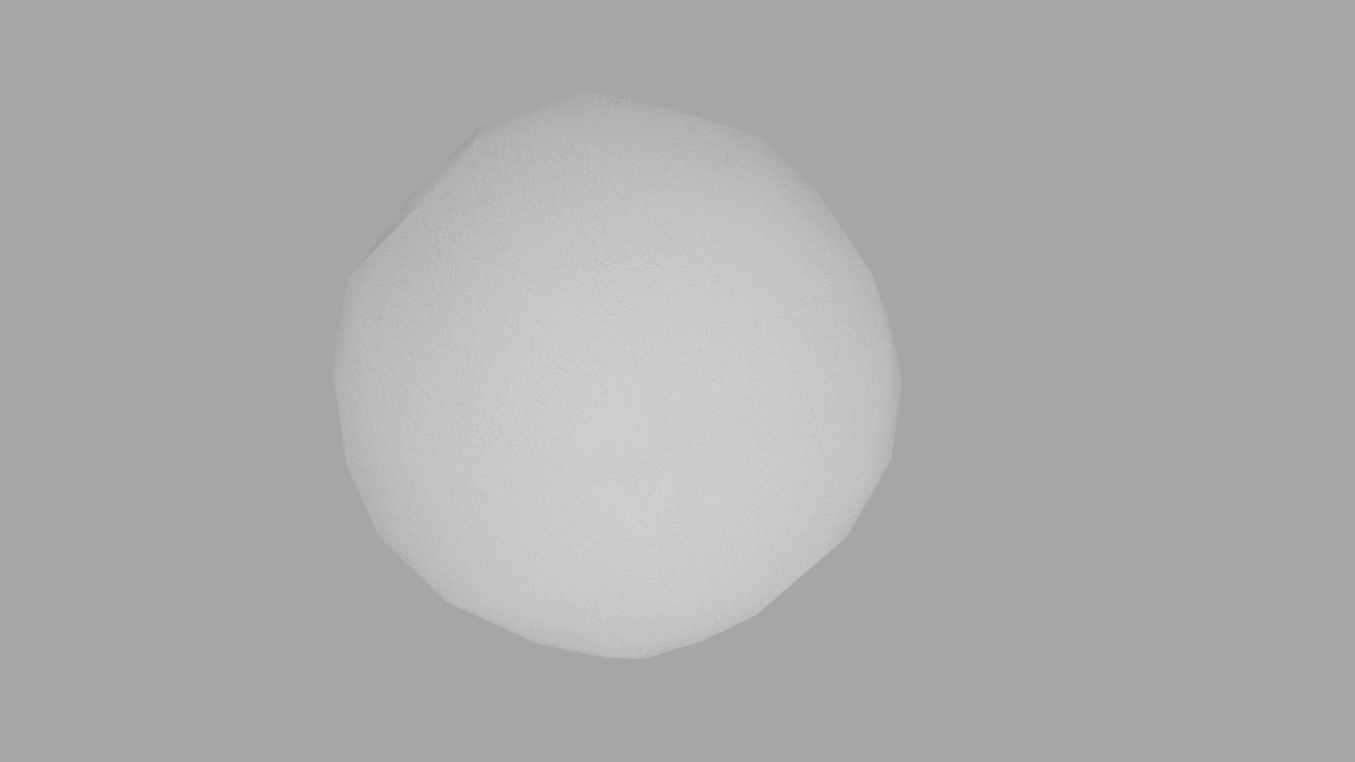 Snowball with Shapes LOW POLY Low-poly 3D model_3
