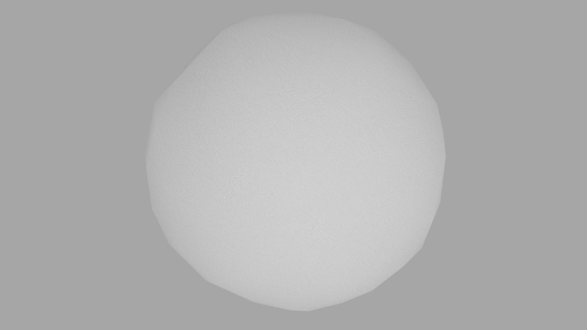 Snowball with Shapes LOW POLY Low-poly 3D model_1