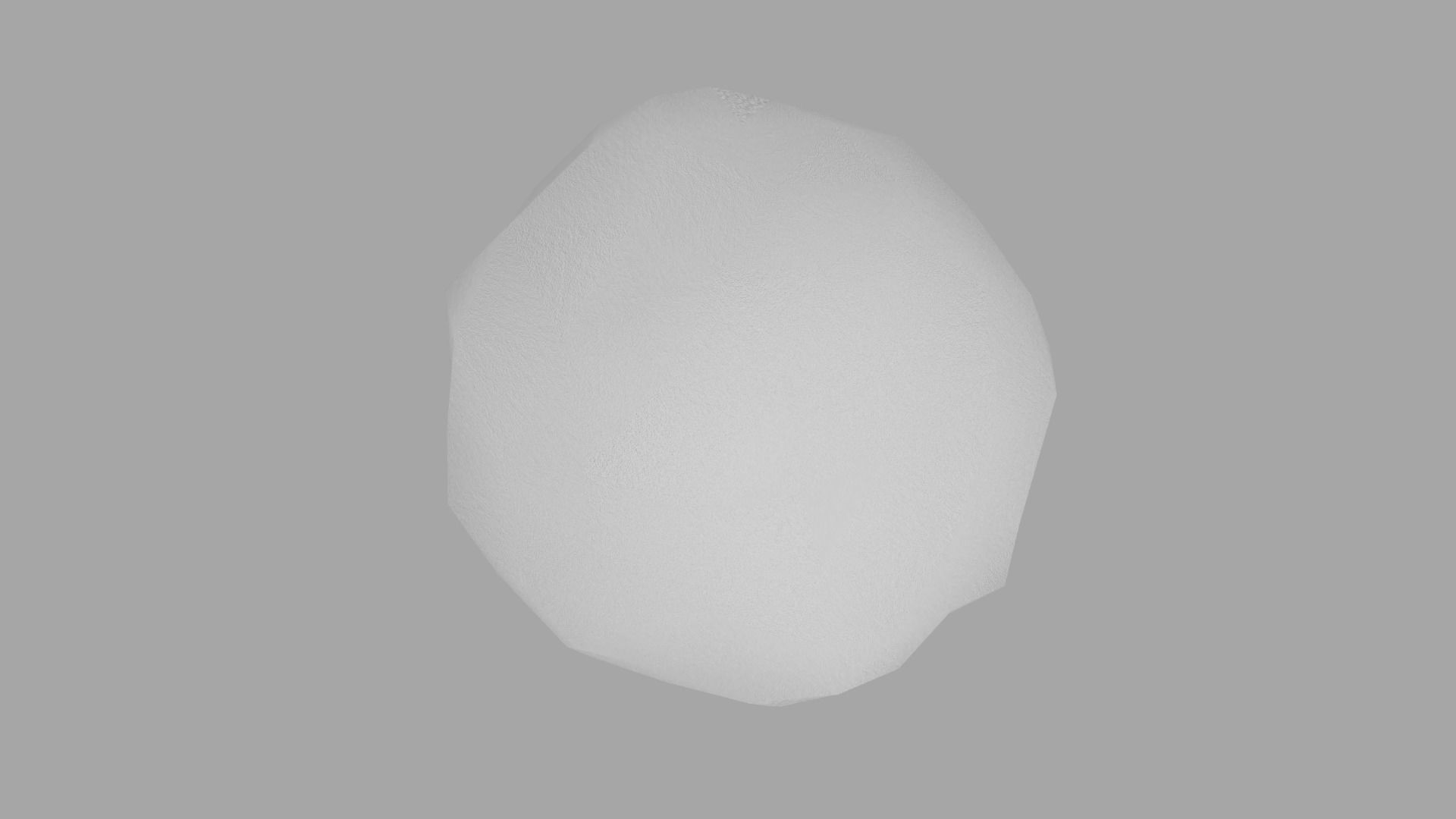 Snowball with Shapes LOW POLY Low-poly 3D model_4